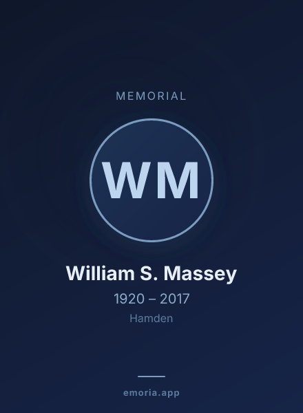 Memorial portrait of William S. Massey