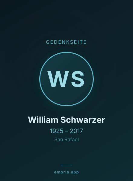 Gedenkportrait von William Schwarzer