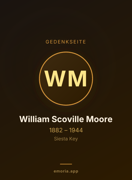 Gedenkportrait von William Scoville Moore