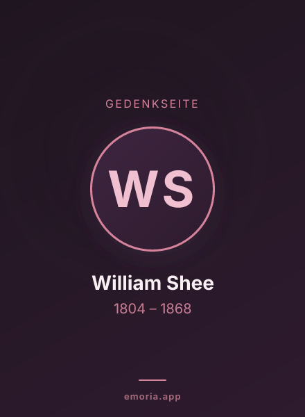 Gedenkportrait von William Shee