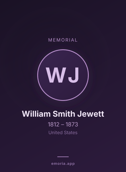 Memorial portrait of William Smith Jewett