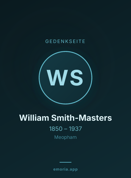Gedenkportrait von William Smith-Masters