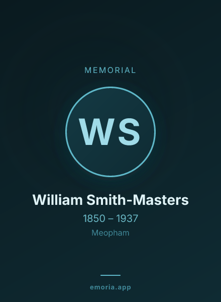 Memorial portrait of William Smith-Masters
