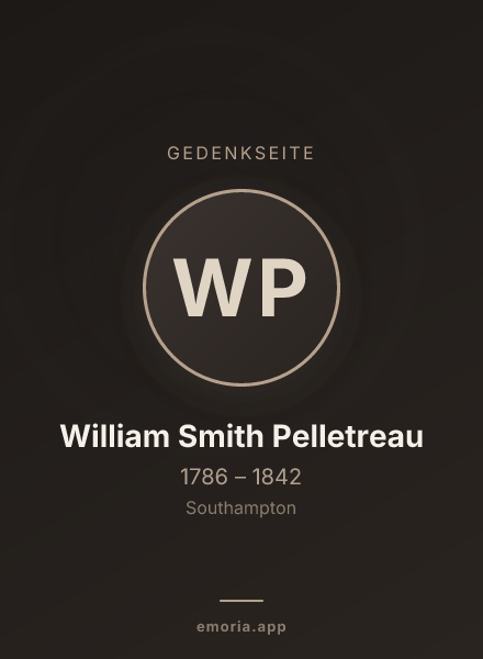 Gedenkportrait von William Smith Pelletreau