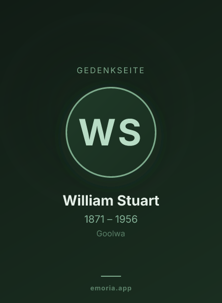 Gedenkportrait von William Stuart