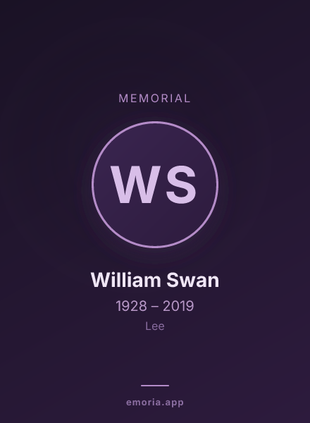 Memorial portrait of William Swan