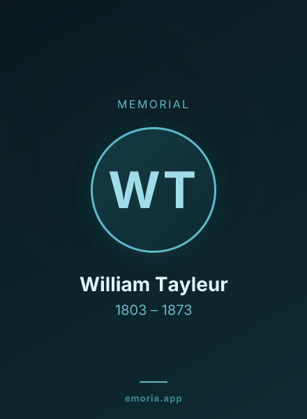 Memorial portrait of William Tayleur