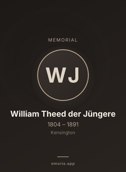 Memorial portrait of William Theed der Jüngere