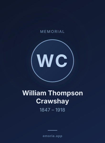 Memorial portrait of William Thompson Crawshay