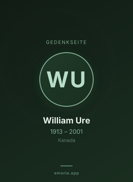 Gedenkportrait von William Ure