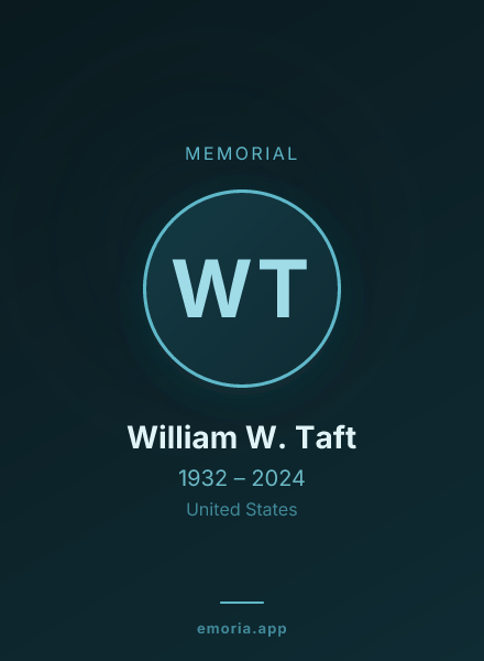 Memorial portrait of William W. Taft