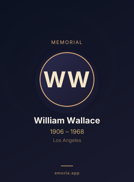 Memorial portrait of William Wallace