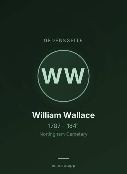 Gedenkportrait von William Wallace