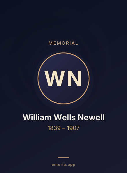 Memorial portrait of William Wells Newell