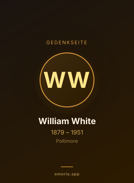 Gedenkportrait von William White