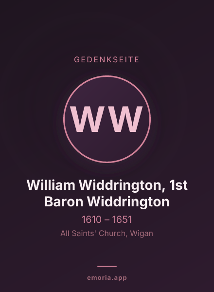 Gedenkportrait von William Widdrington, 1st Baron Widdrington