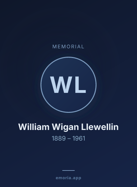Memorial portrait of William Wigan Llewellin