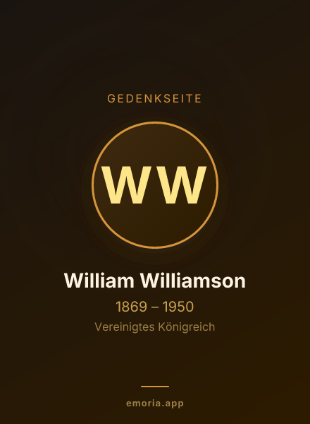 Gedenkportrait von William Williamson