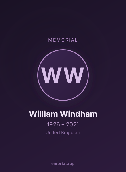 Memorial portrait of William Windham