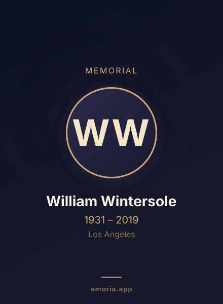 Memorial portrait of William Wintersole