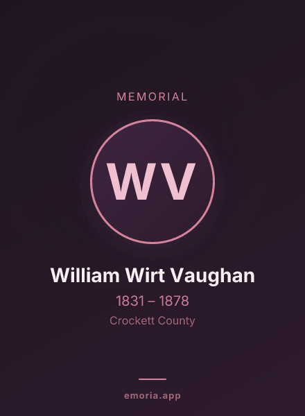 Memorial portrait of William Wirt Vaughan