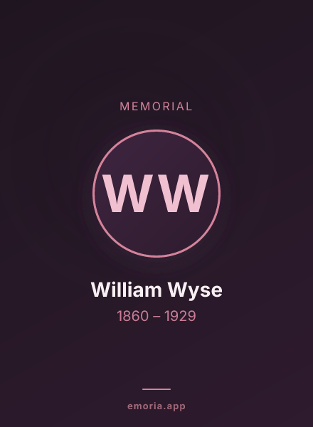 Memorial portrait of William Wyse