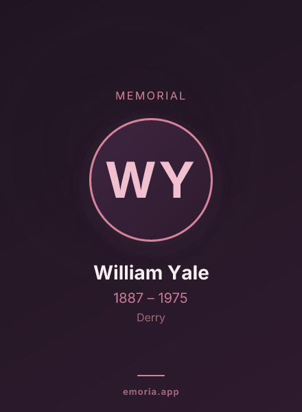 Memorial portrait of William Yale