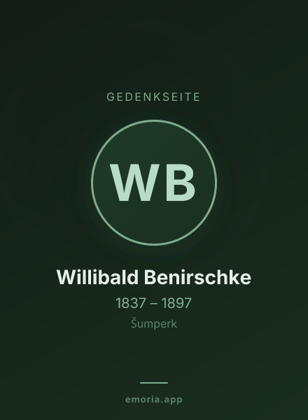 Gedenkportrait von Willibald Benirschke