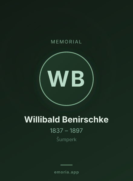 Memorial portrait of Willibald Benirschke
