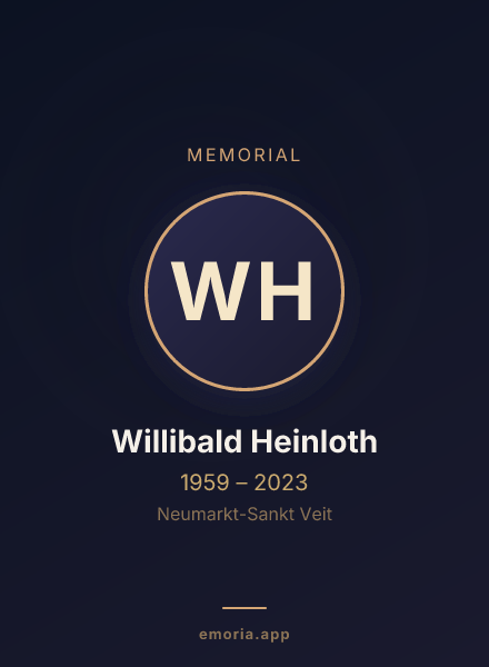Memorial portrait of Willibald Heinloth