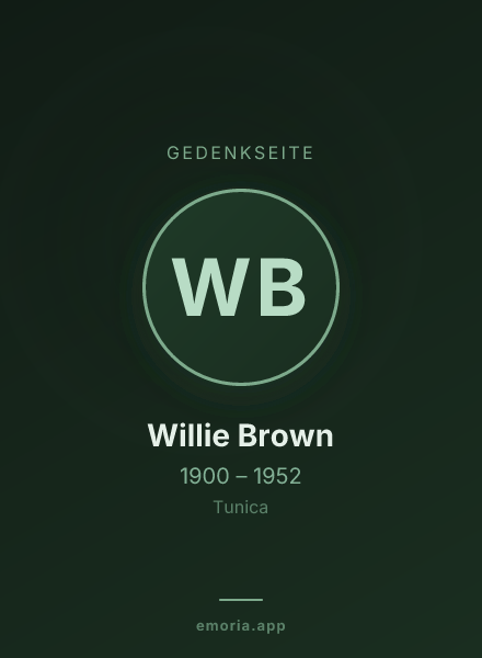 Gedenkportrait von Willie Brown