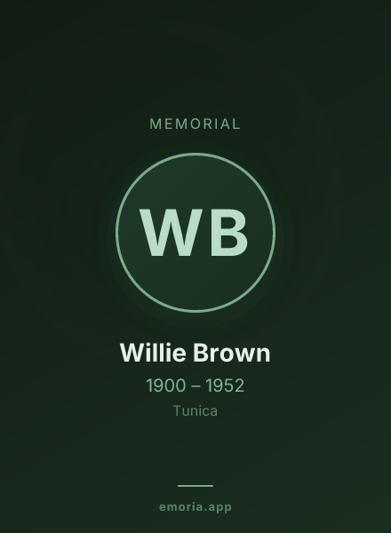 Memorial portrait of Willie Brown