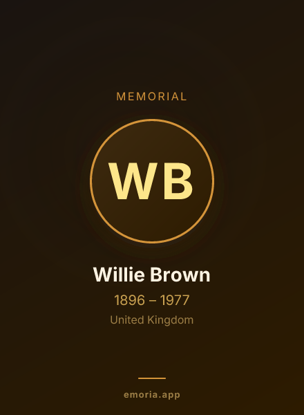 Memorial portrait of Willie Brown