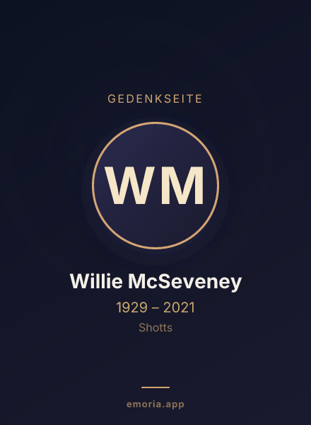 Gedenkportrait von Willie McSeveney