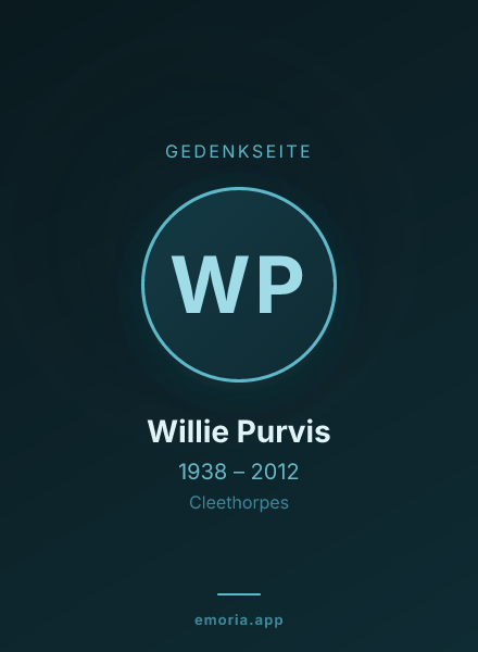 Gedenkportrait von Willie Purvis