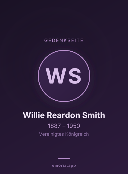 Gedenkportrait von Willie Reardon Smith