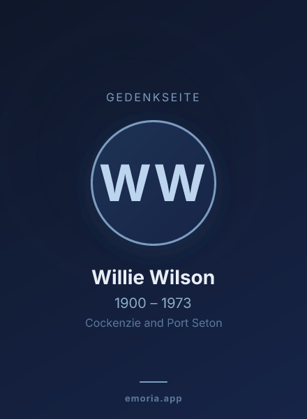 Gedenkportrait von Willie Wilson