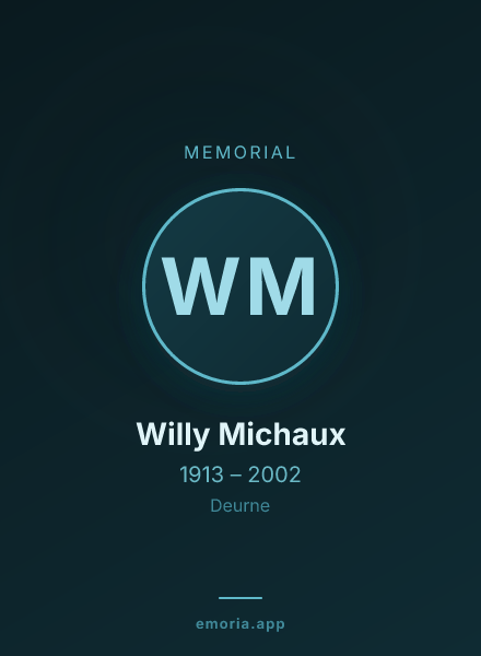 Memorial portrait of Willy Michaux