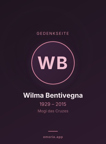 Gedenkportrait von Wilma Bentivegna