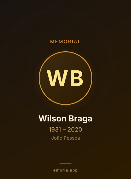 Memorial portrait of Wilson Braga