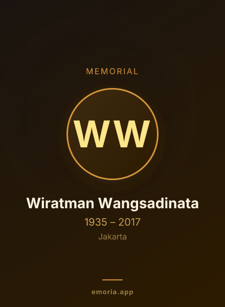Memorial portrait of Wiratman Wangsadinata