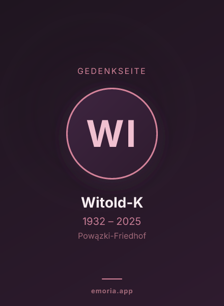 Gedenkportrait von Witold-K