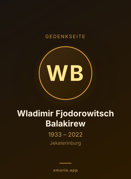Gedenkportrait von Wladimir Fjodorowitsch Balakirew