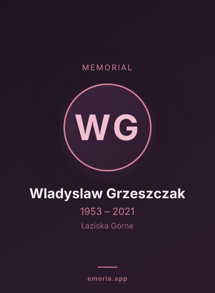 Memorial portrait of Wladyslaw Grzeszczak