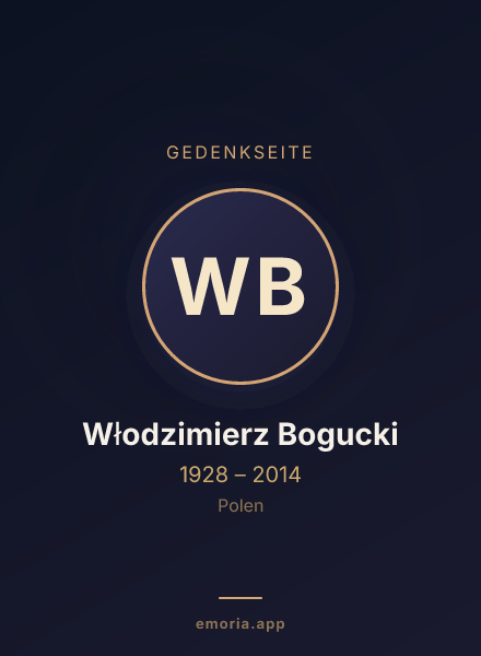 Gedenkportrait von Włodzimierz Bogucki