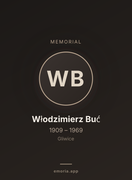 Memorial portrait of Włodzimierz Buć