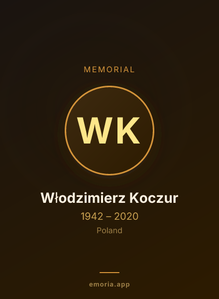Memorial portrait of Włodzimierz Koczur