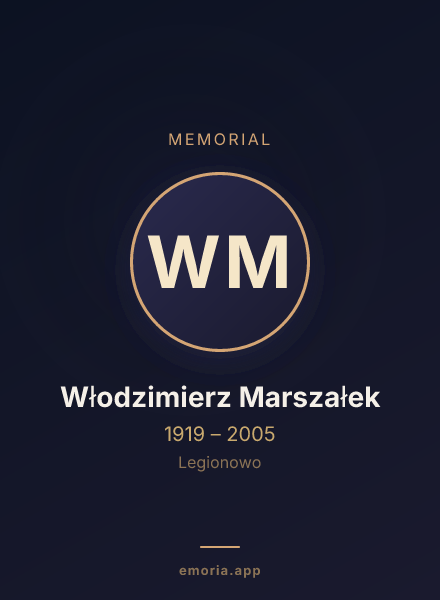 Memorial portrait of Włodzimierz Marszałek