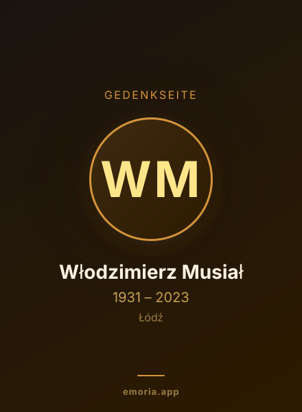 Gedenkportrait von Włodzimierz Musiał