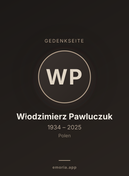 Gedenkportrait von Włodzimierz Pawluczuk